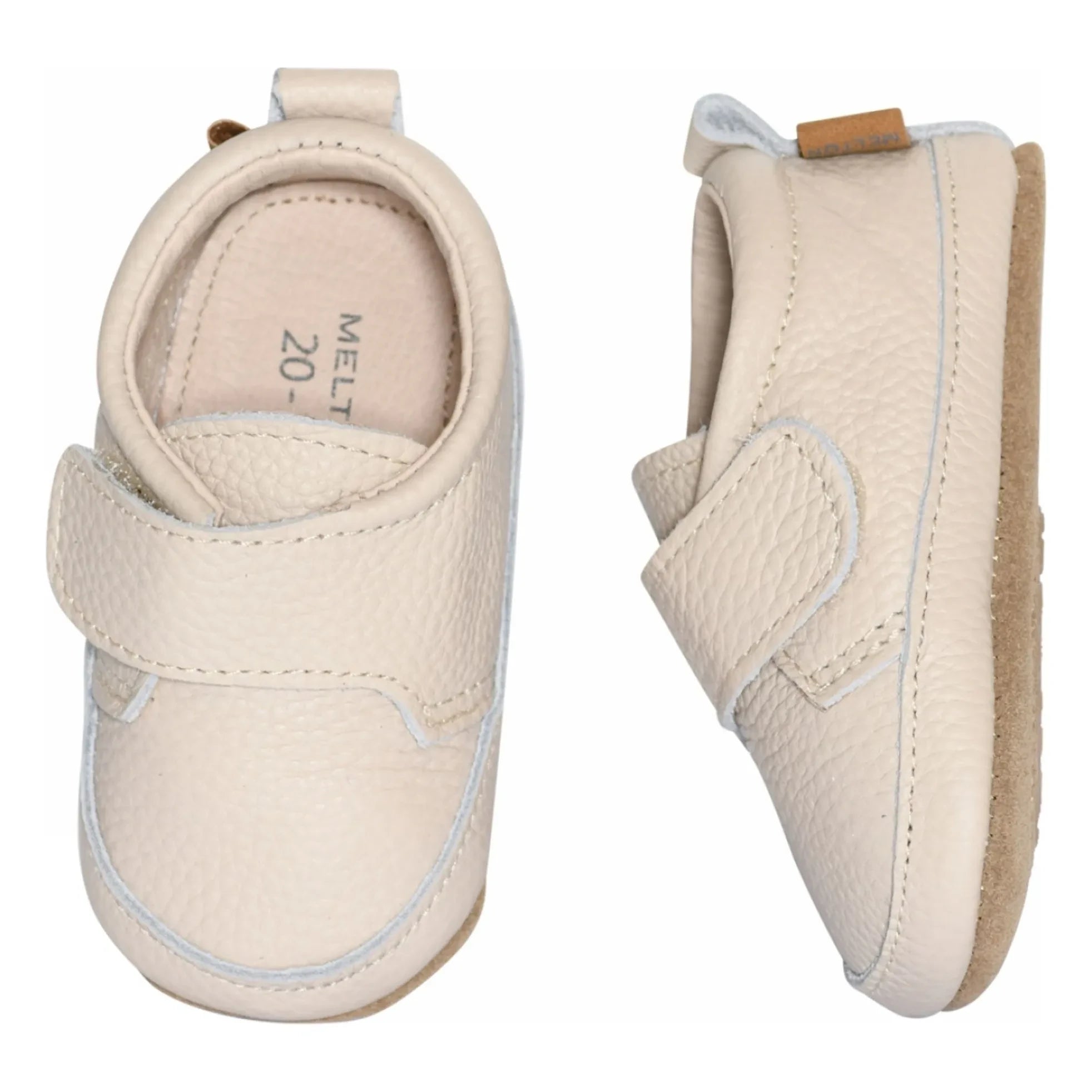 Melton - Zapatillas de estar por casa de piel | Beige