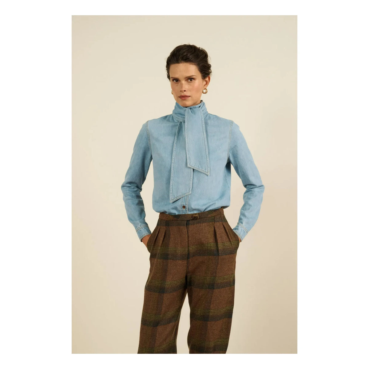 Maria de la Orden - Blusa vaquera Fairy | Azul claro