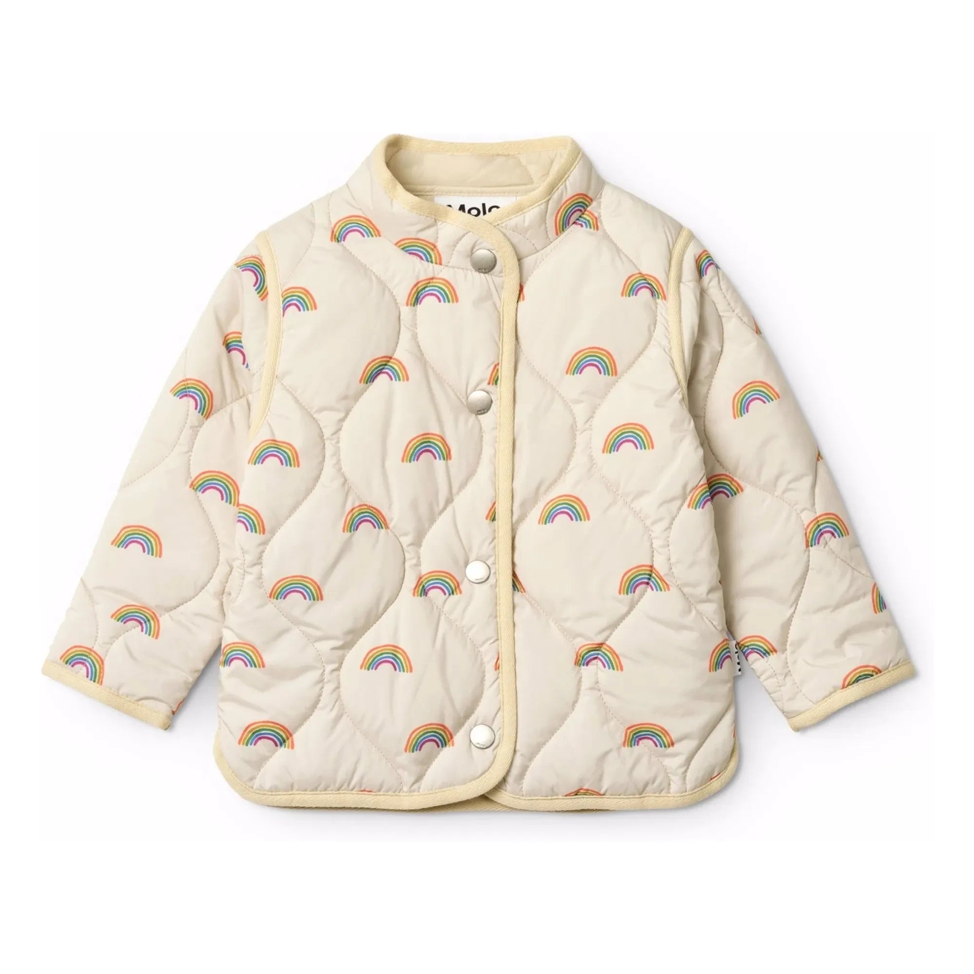 Molo - Chaqueta de fibra reciclada Harrie Rainbow | Crudo