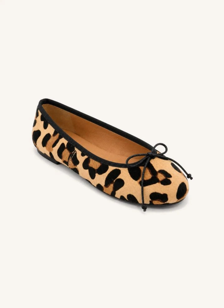 Smallable Kid - Zapatos de Ballet Leopardo Evina | Ecru