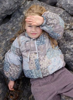 Wheat - Zallie Geri Dönüştürülmüş Elyaf Dolgulu Mont | Soluk Pembe