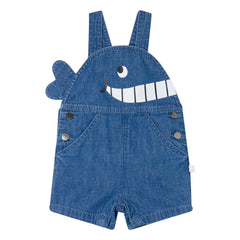 Stella McCartney Kids - Mono vaquero ballena | Azul