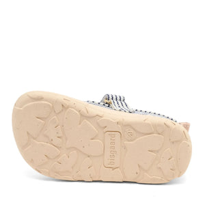 bisgaard - Zapatillas rascadoras de rayas azul marino
