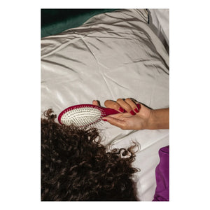 La Bonne Brosse - Brosse La Miracle N°4 - Desenredante y Estimulante | Rojo Cereza