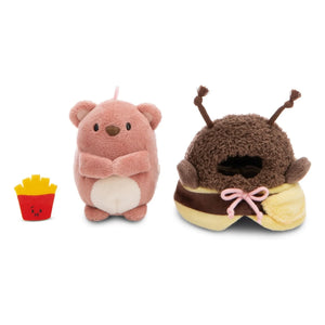 Nici - Peluche de osito Nomo disfrazado de abeja | Marrón