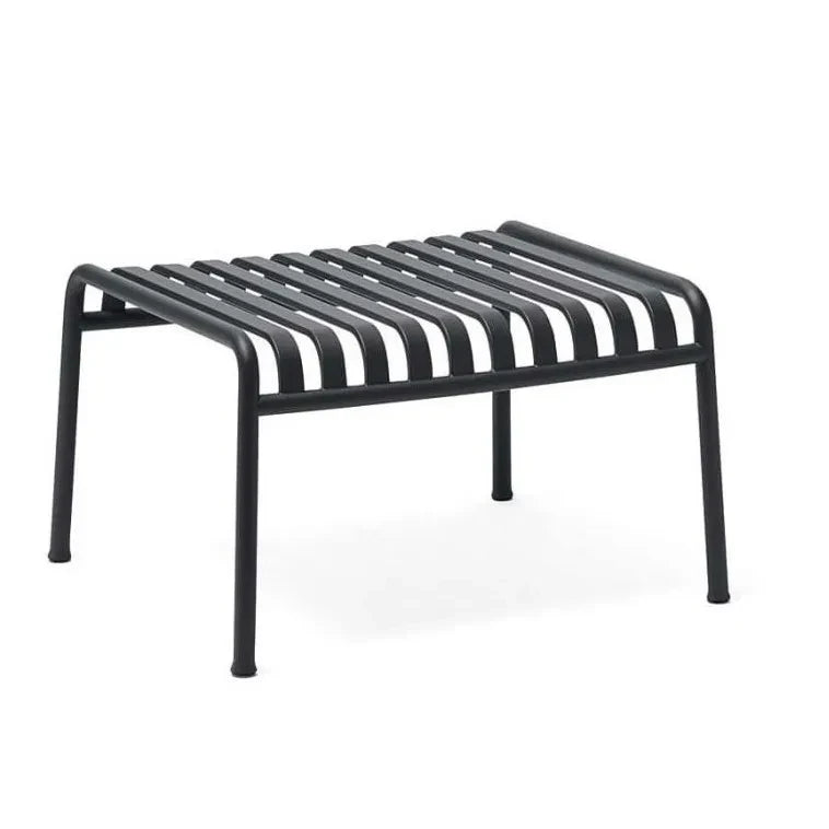 Hay - Mesa auxiliar Palissade diseñada por Ronan y Erwan Bouroullec - 65 x 60 cm | Gris carbón