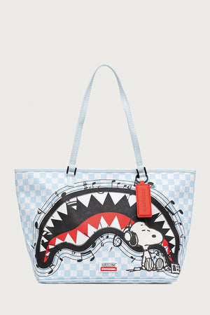 Sprayground - Snoopy Mavi Suni Deri Kadın Omuz Çantası 910T9456NSZ