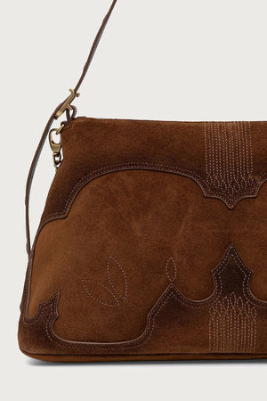 Bolso bandolera de ante para mujer JIM