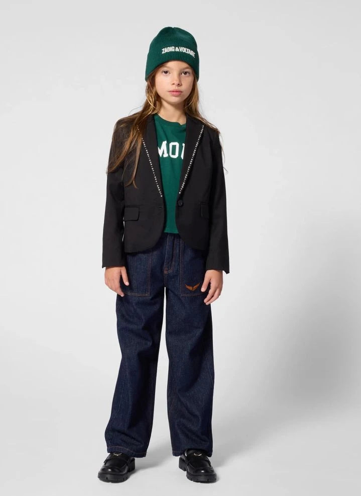Zadig & Voltaire - Jean de corte ancho Margaret | Azul