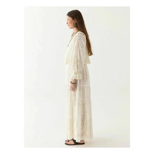 Maison Hotel - Vestido Canterbury Patch Lilibet | Blanco