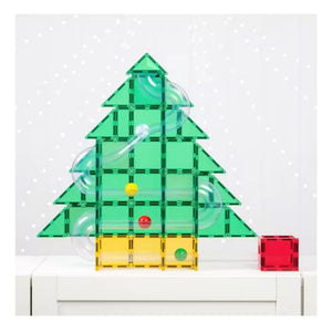 Connetix - Juego de pista de canicas Árbol de Navidad - 71 piezas