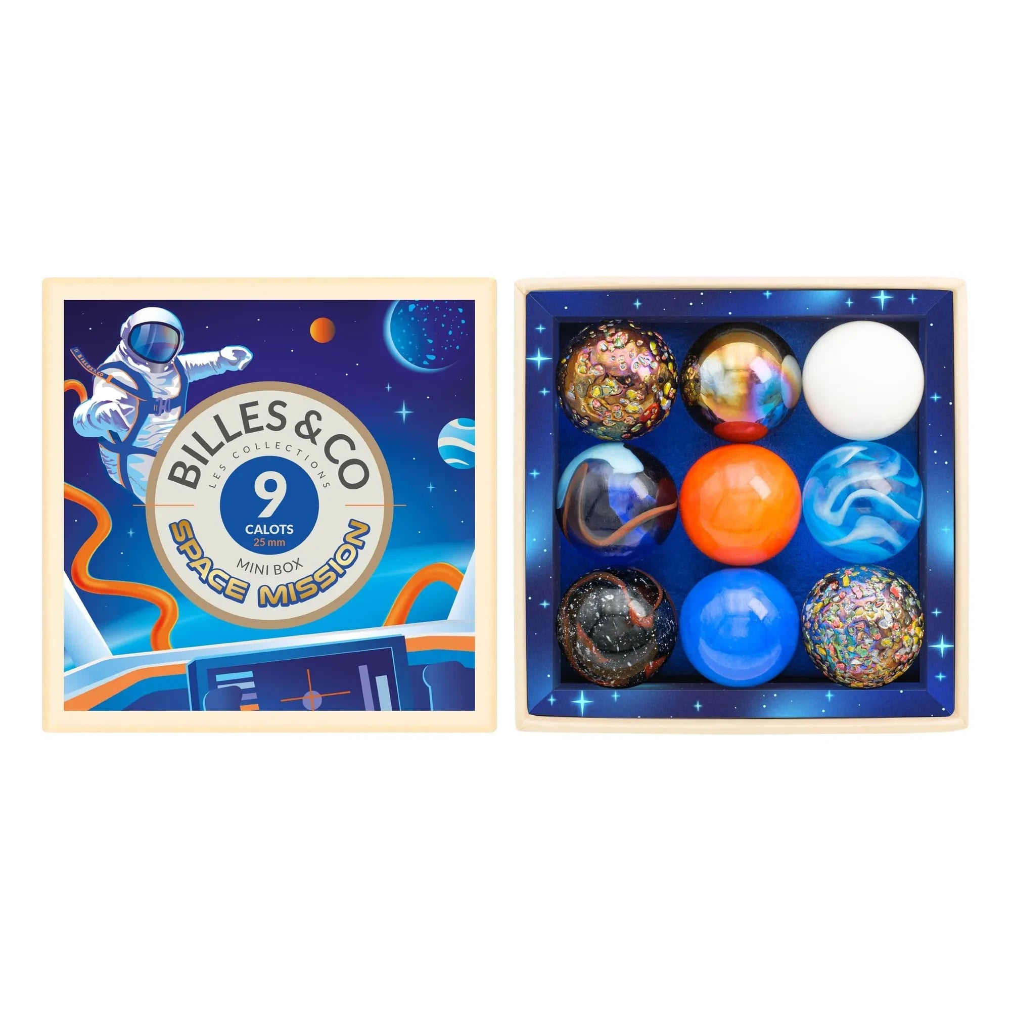 Billes & Co - Juego de 9 gorros Space Mission