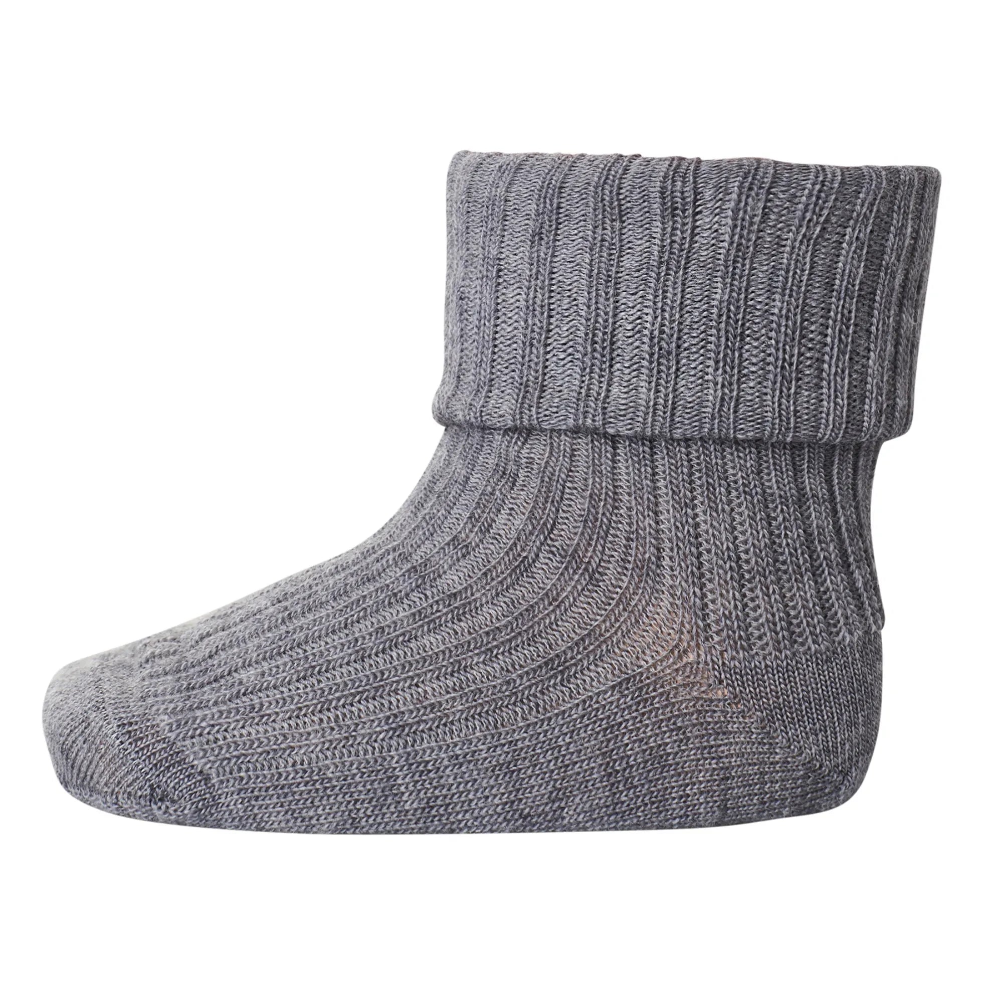 Mp Denmark - Calcetines de lana acanalados | Gris