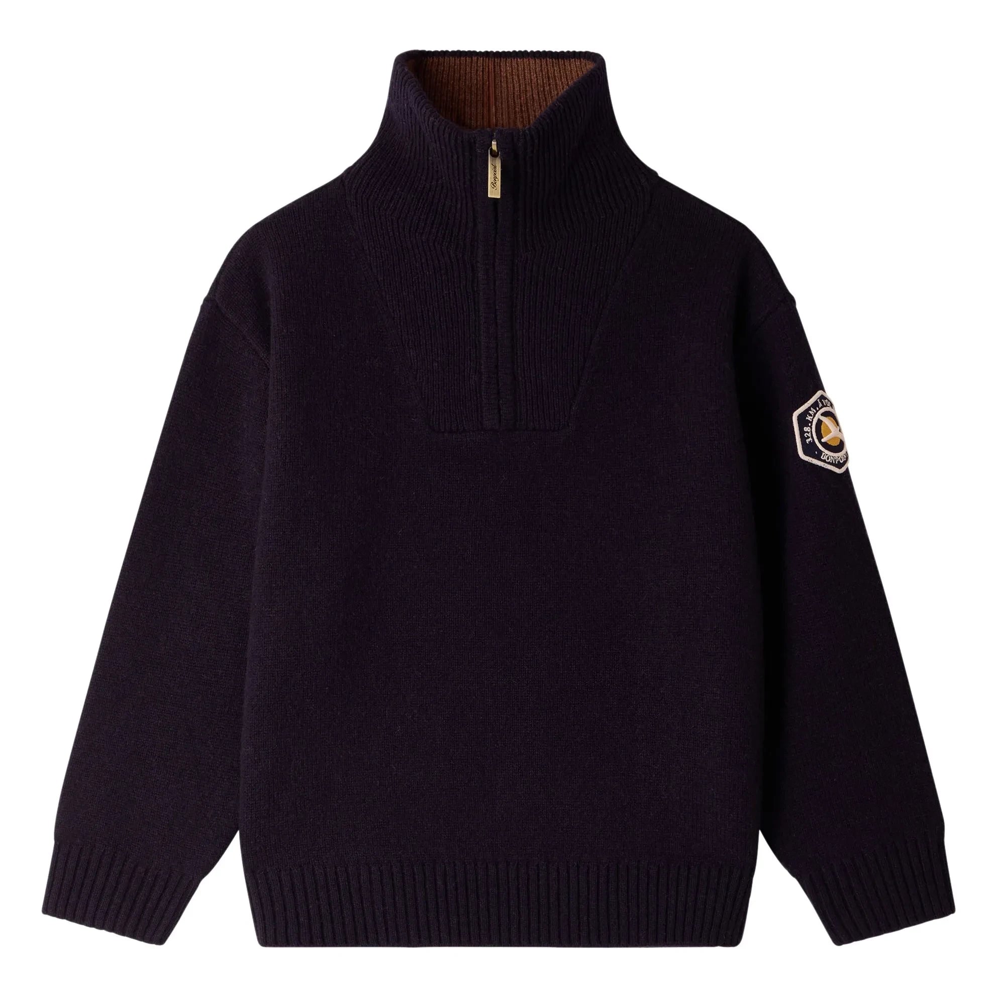 Bonpoint - Jersey de lana de cuello alto Marinus | Azul marino