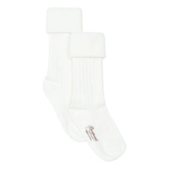 Bonpoint - Calcetines Acanalados | Crudo