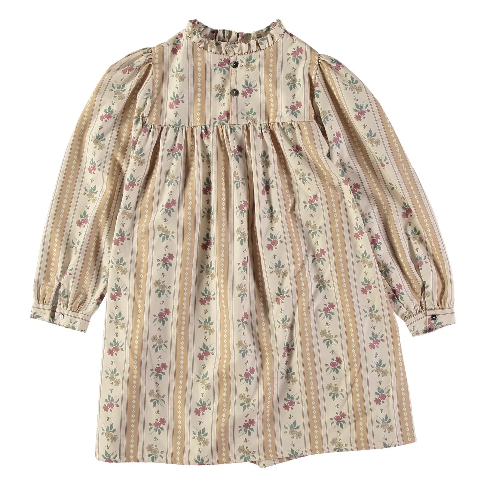 Risu Risu - Vestido Olympia floral, algodón orgánico | Natural