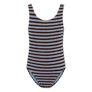 Beachlife - Bañador acanalado a rayas | Azul claro
