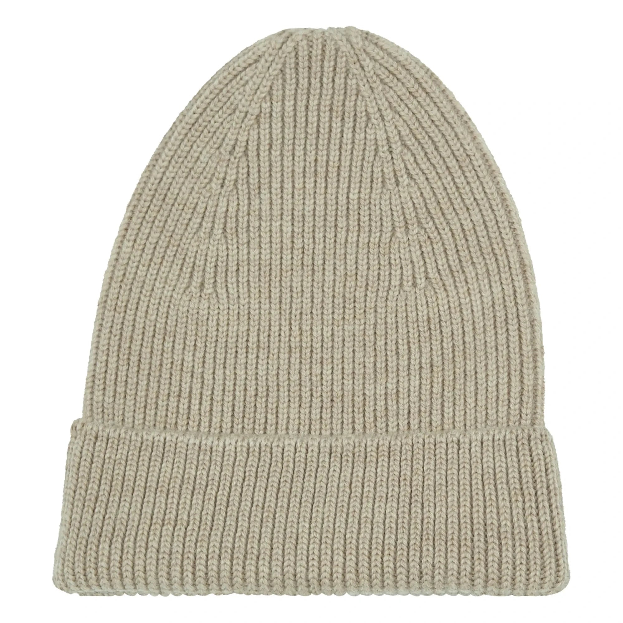 Gorro de lana merina Hvid - Fonzie | Beige