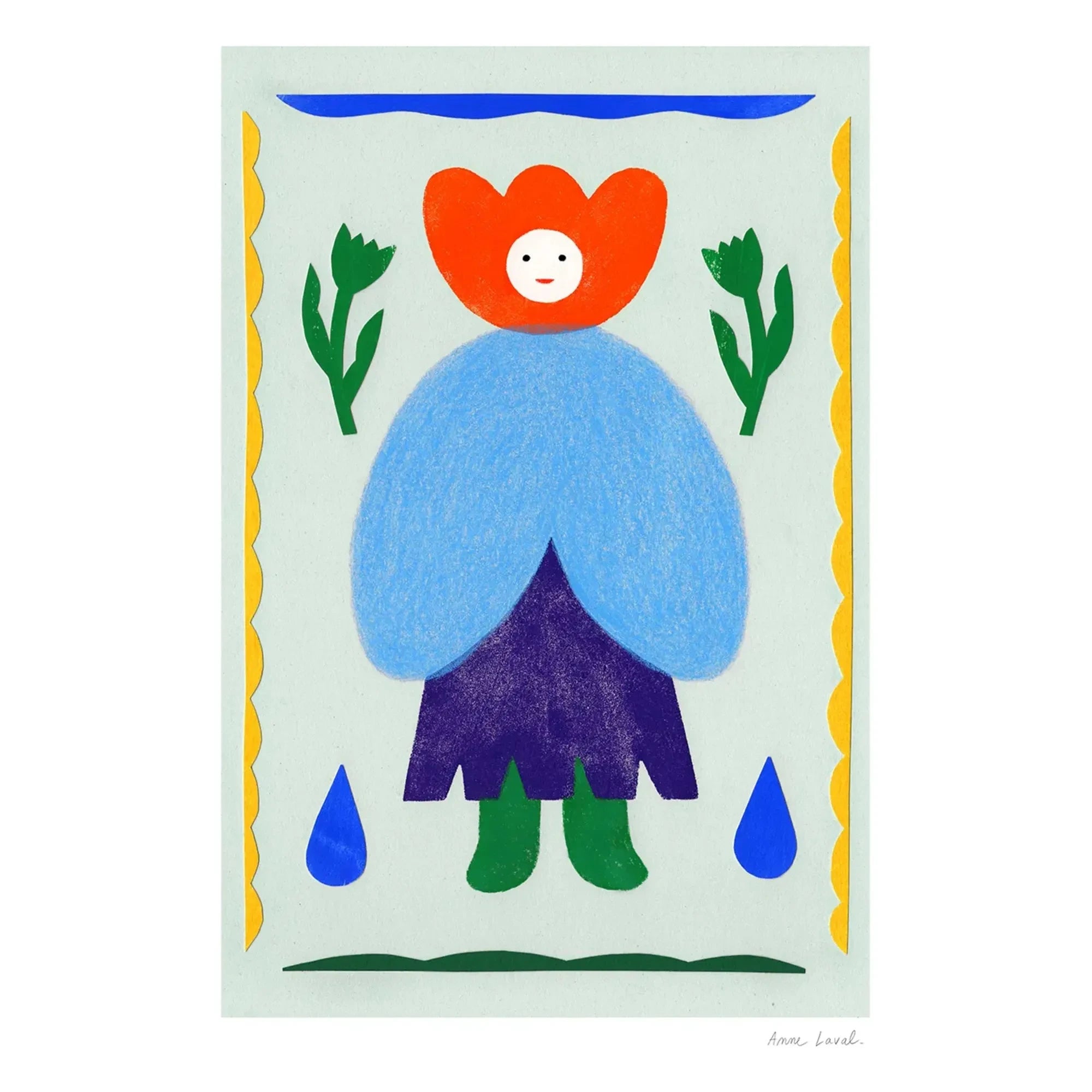 Mado - Póster de personaje floral
