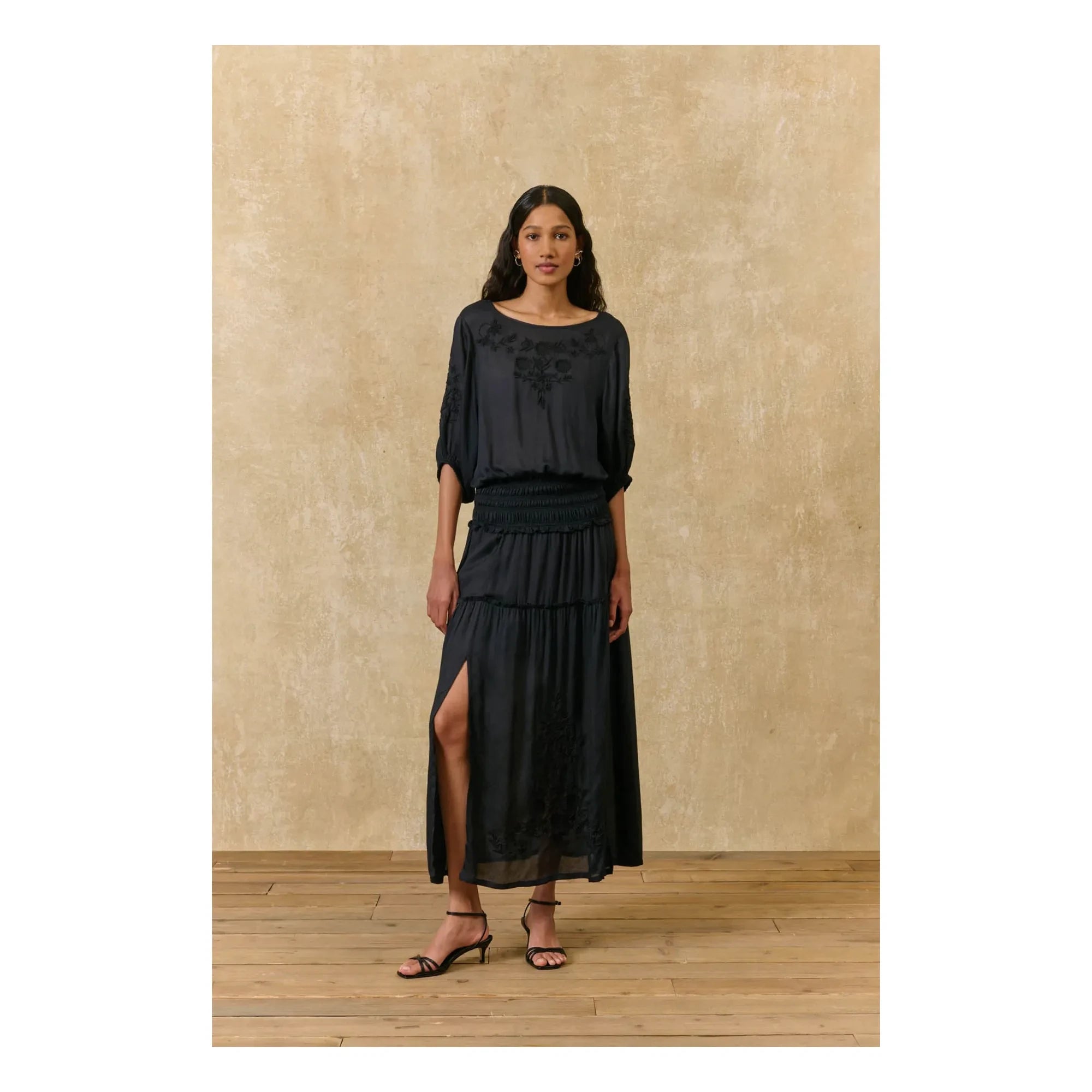 Louise Misha - Falda Polly | Negro