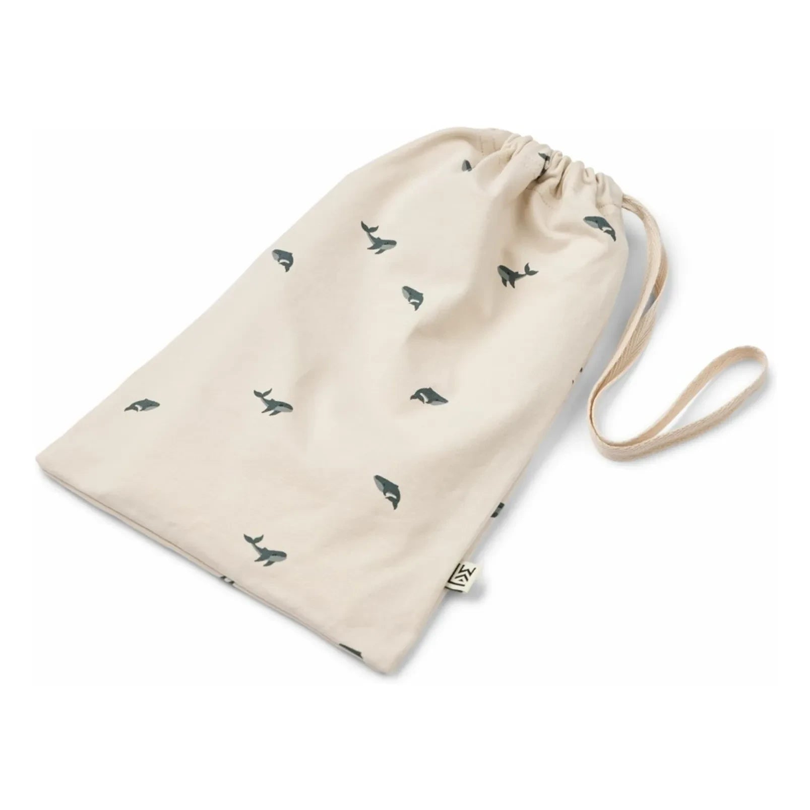Liewood - Pijama de algodón orgánico Birk Whale | Crudo