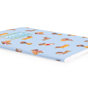 Legami - Çizgili A5 Defter - Resimli Sert Kapak - Köpek