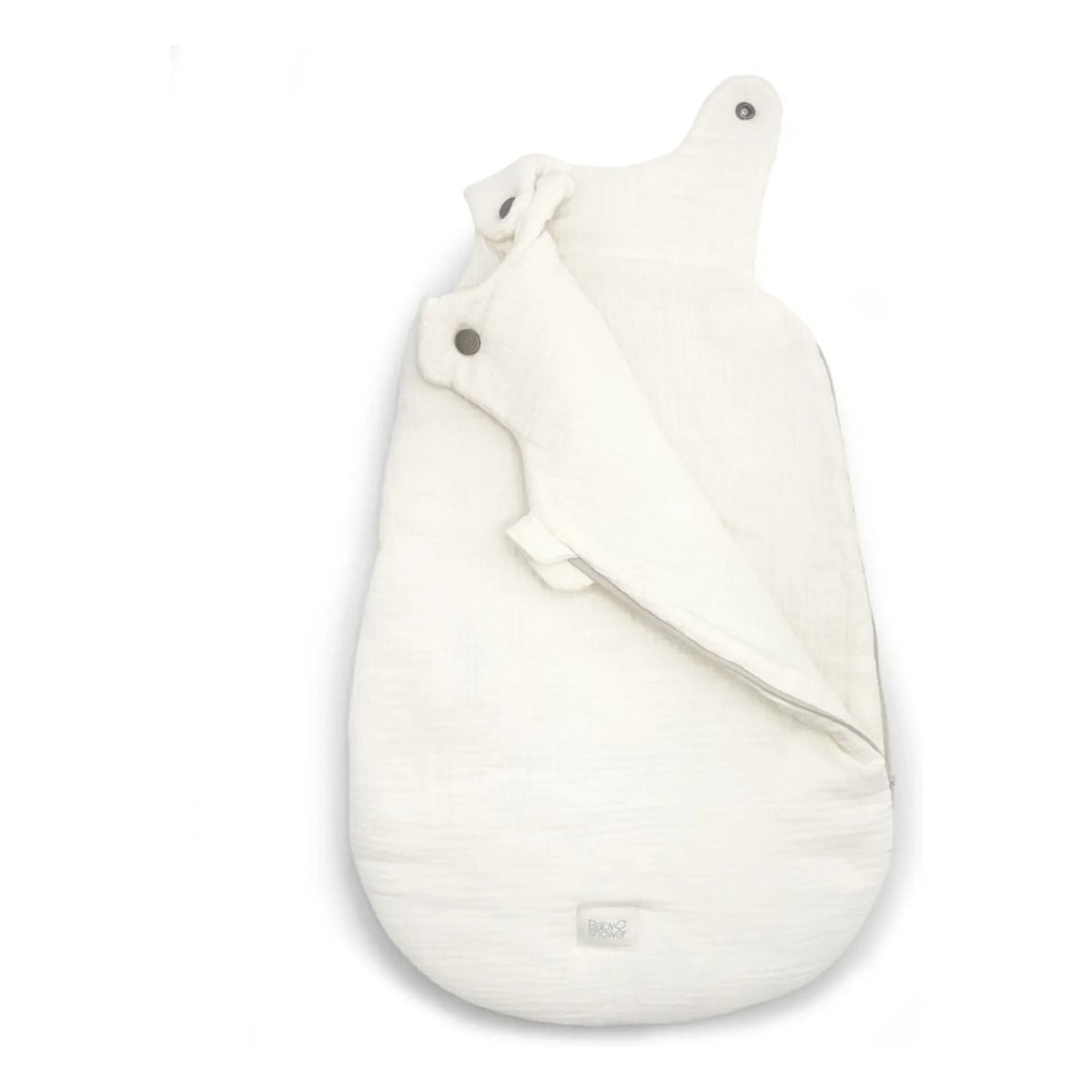 Babyshower - Saco de dormir para bebé de muselina de algodón | Crema