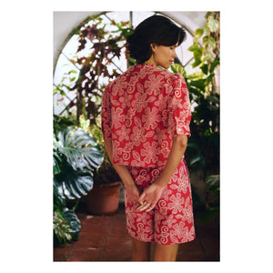 Maria de la Orden - Silene Algodón Pantalones cortos | Rojo