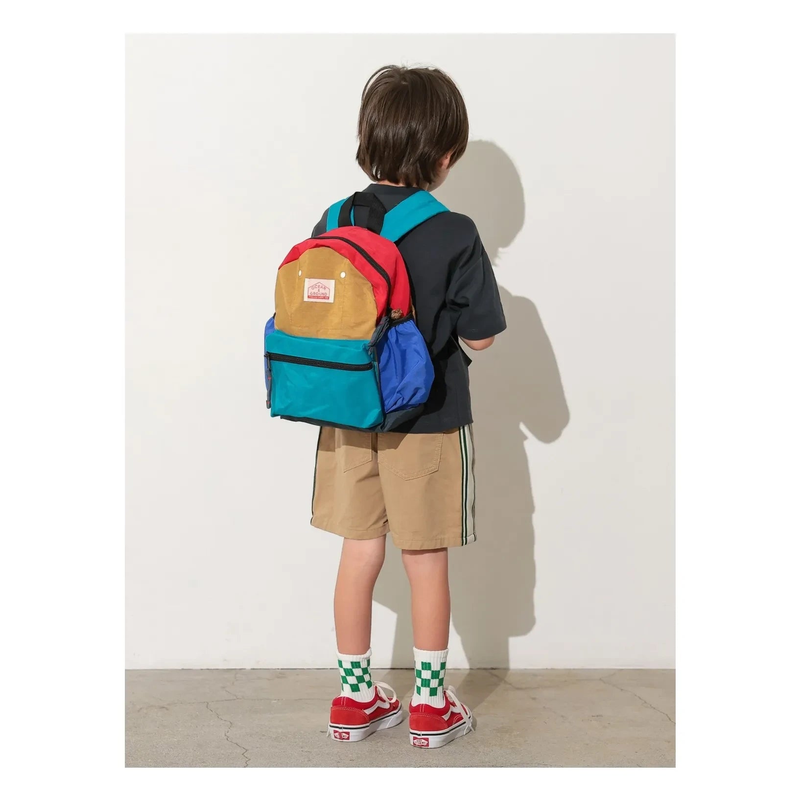 Ocean&Ground - Mochila Bloques Multicolor | Camel