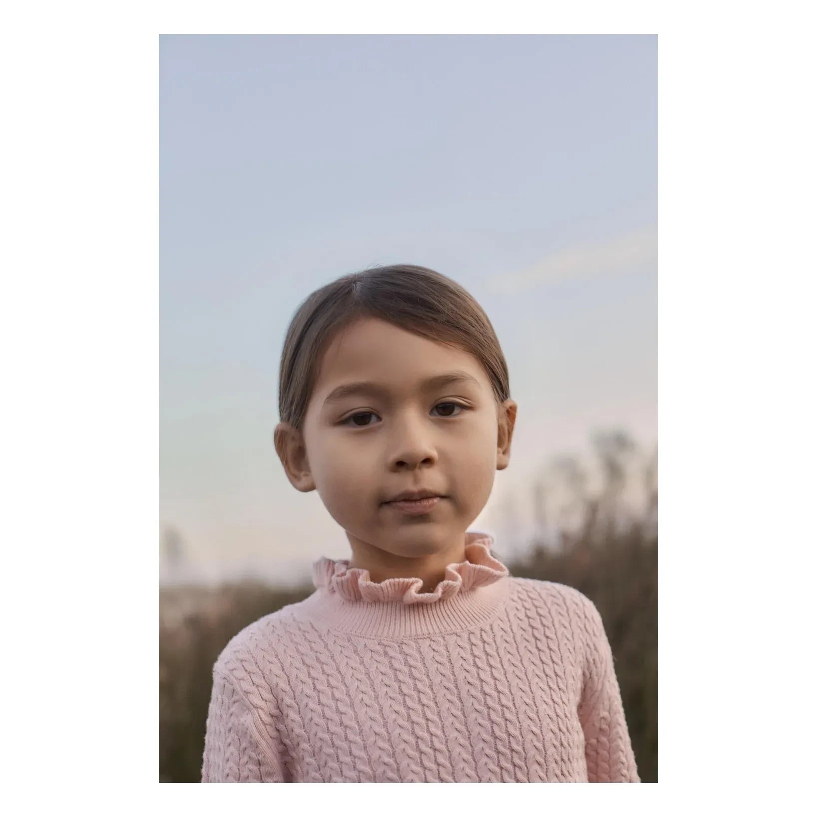 Louise Misha - Jersey de cuello fruncido Java | Rosa