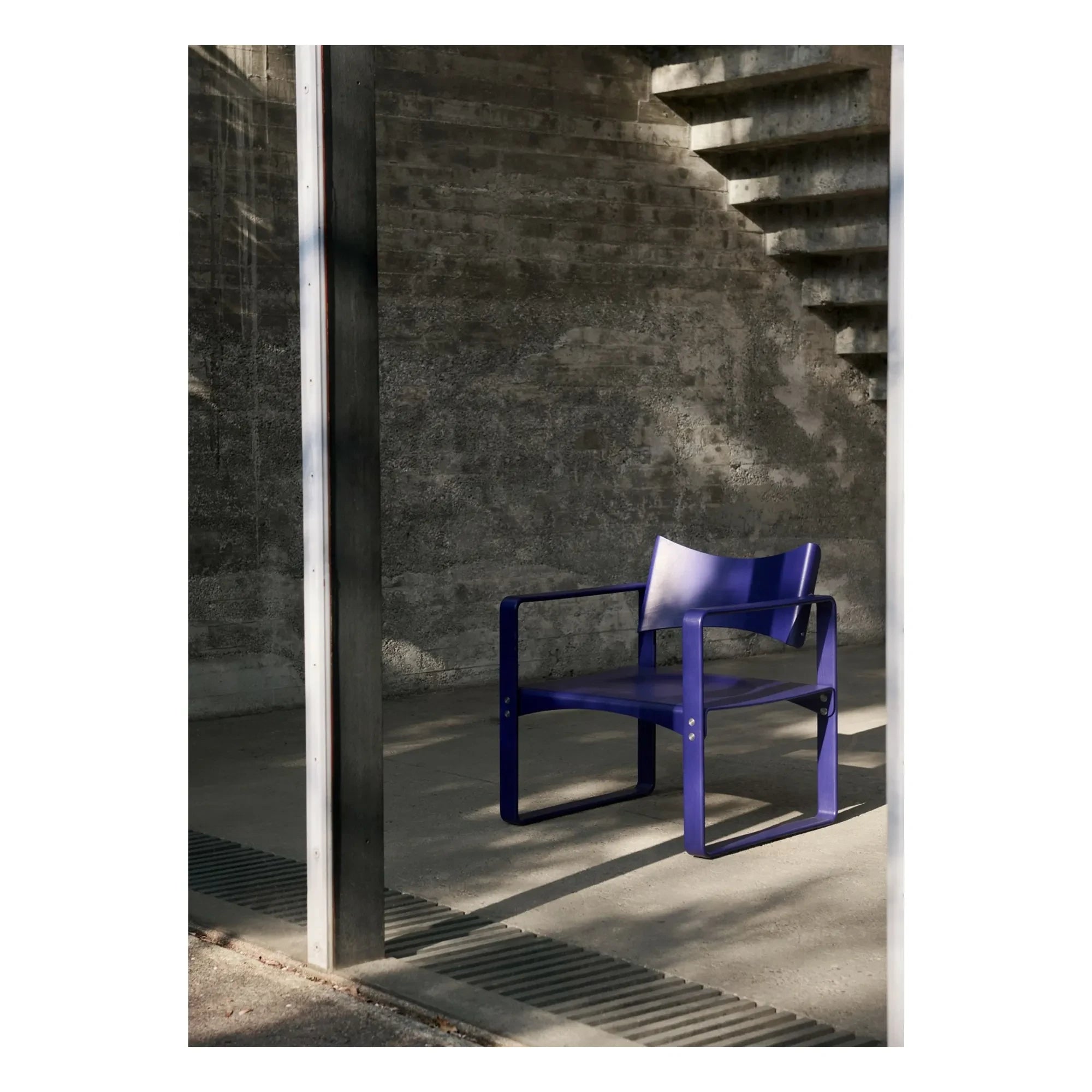 Verpan - Serie 270 F sillón | Azul