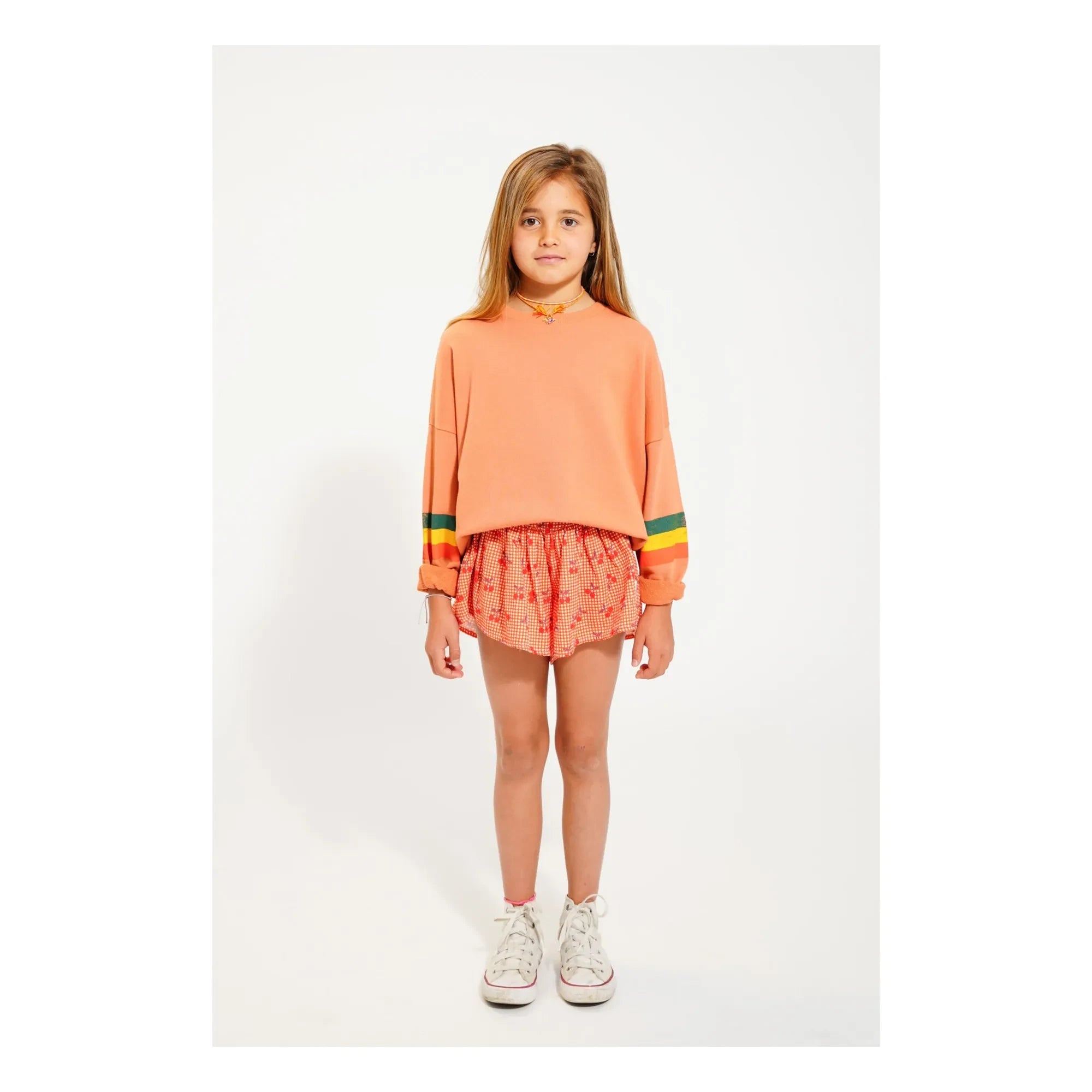 Piupiuchick - Sudadera de algodón orgánico Etoile | Coral