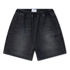 Repose AMS - Pantalón corto de sarga de algodón orgánico | Gris carbón