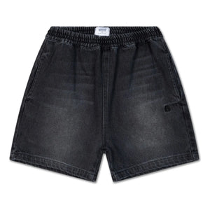 Repose AMS - Pantalón corto de sarga de algodón orgánico | Gris carbón