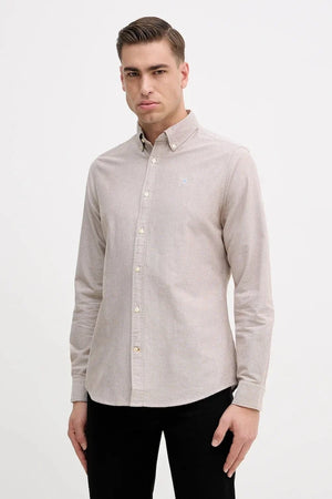 Camisa de algodón Barbour OXTOWN para hombre