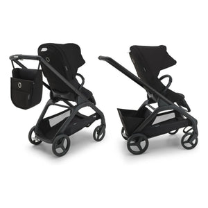 Bugaboo - Cochecito de ciudad Bugaboo Dragonfly Chasis completo negro | Marrón topo