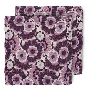 HKliving - Pamuklu Masa Peçeteleri - 2'li Set | Bordo