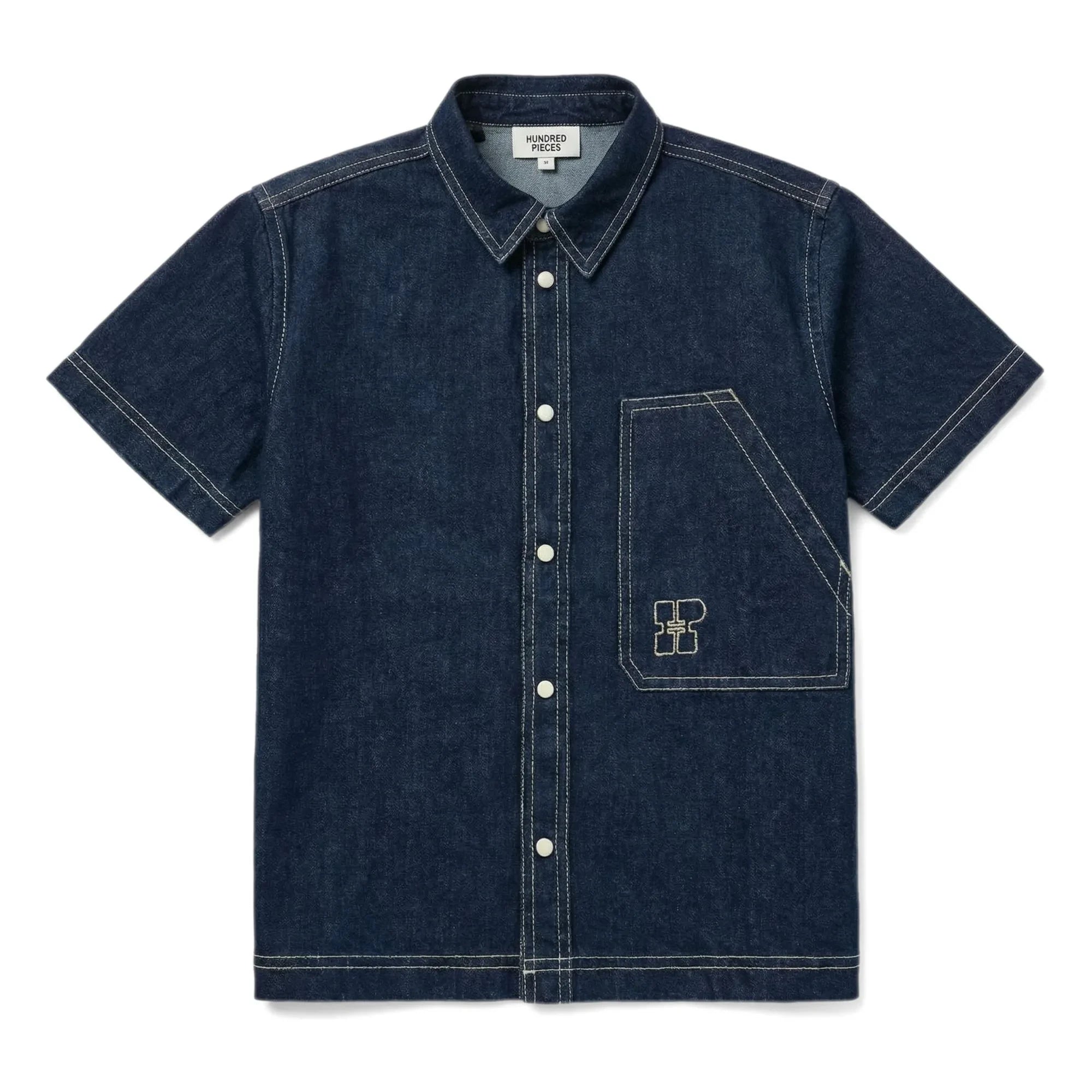 Hundred Pieces - Camisa vaquera Wayne | Azul oscuro