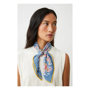 Moismont - Foulard Colibrí N.º 763 Seda | Índigo
