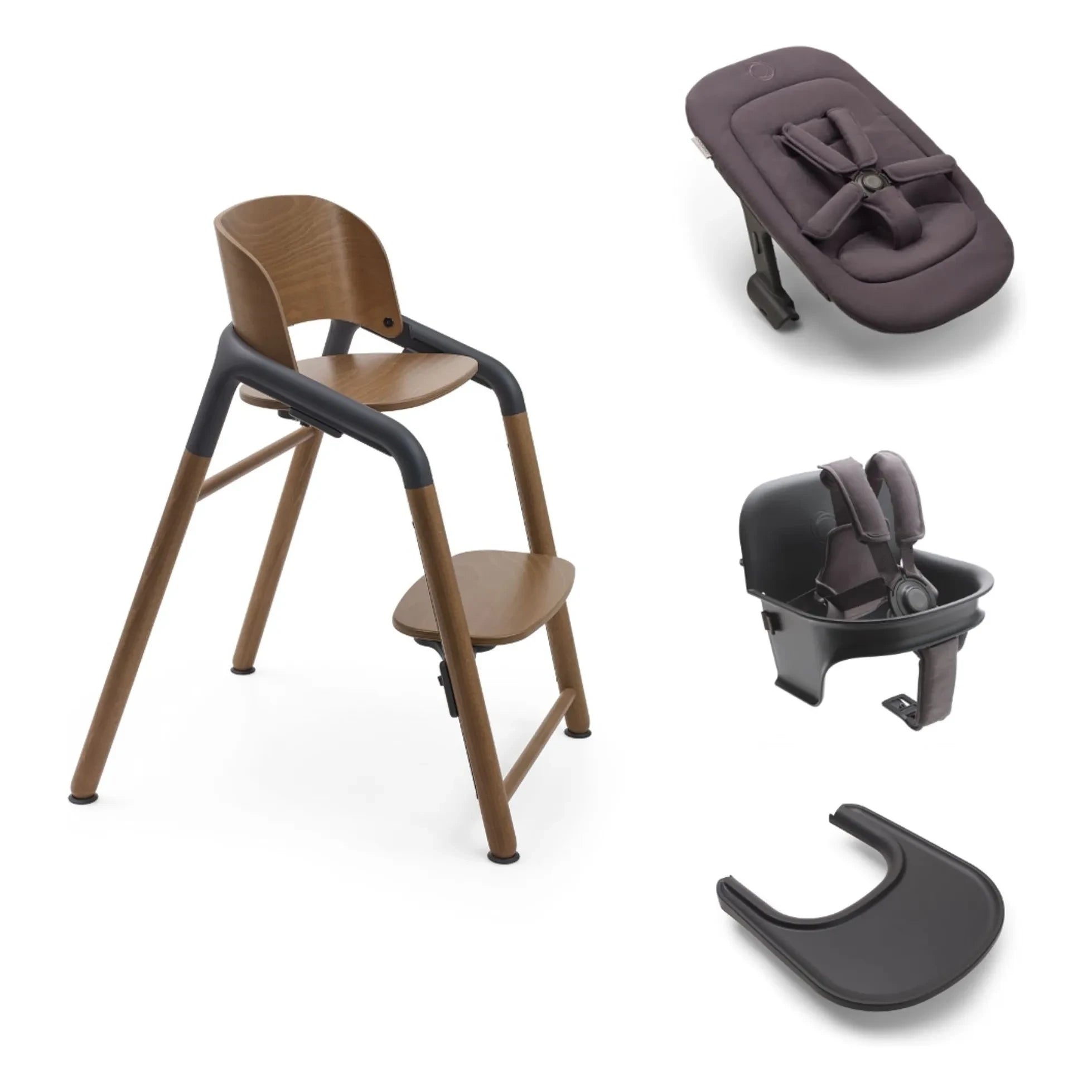 Bugaboo - Trona 4 en 1 Bugaboo Giraffe | Madera oscura