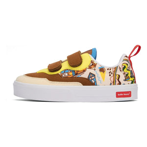 Hello Hossy - Zapatillas deportivas con detalle de arañazos San Francisco | Marrón