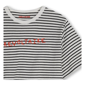 Zadig & Voltaire - Camiseta Revoltaire Rayas | Crudo