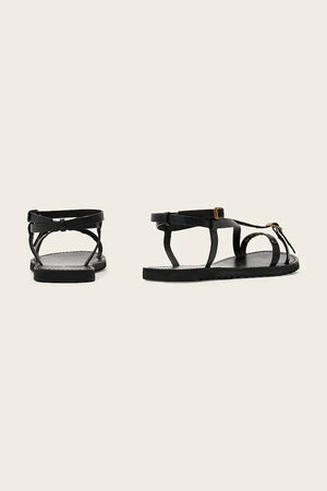 Sandalias de cuero Tyla Eyelet Sandal para mujer de AllSaints