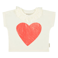 Piupiuchick - Camiseta Corazón | Crudo