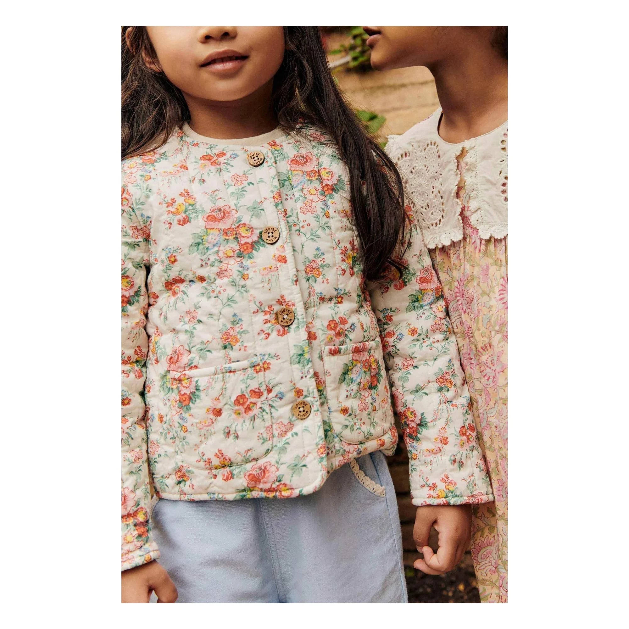 Louise Misha - Chaqueta de algodón orgánico Astrid | Crema