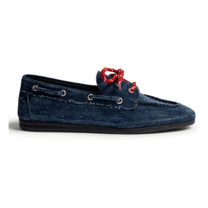 Posa - Zapatillas Náuticas de Mezclilla | Azul Marino