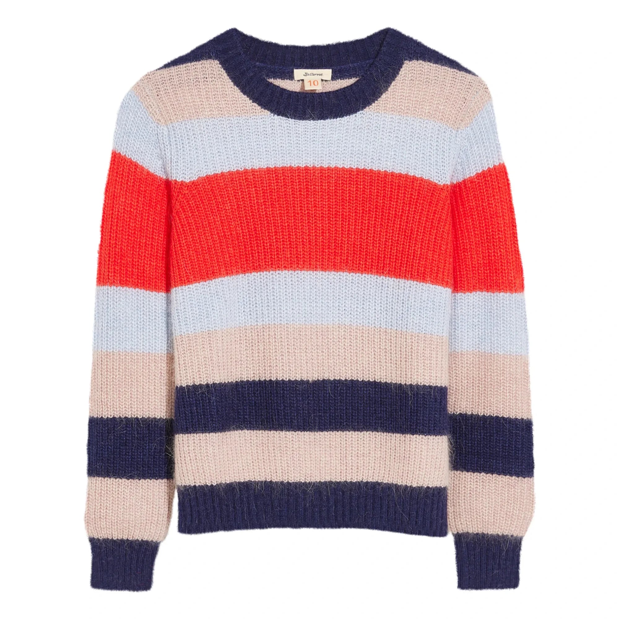 Bellerose - Diotys Jersey de rayas | Beige