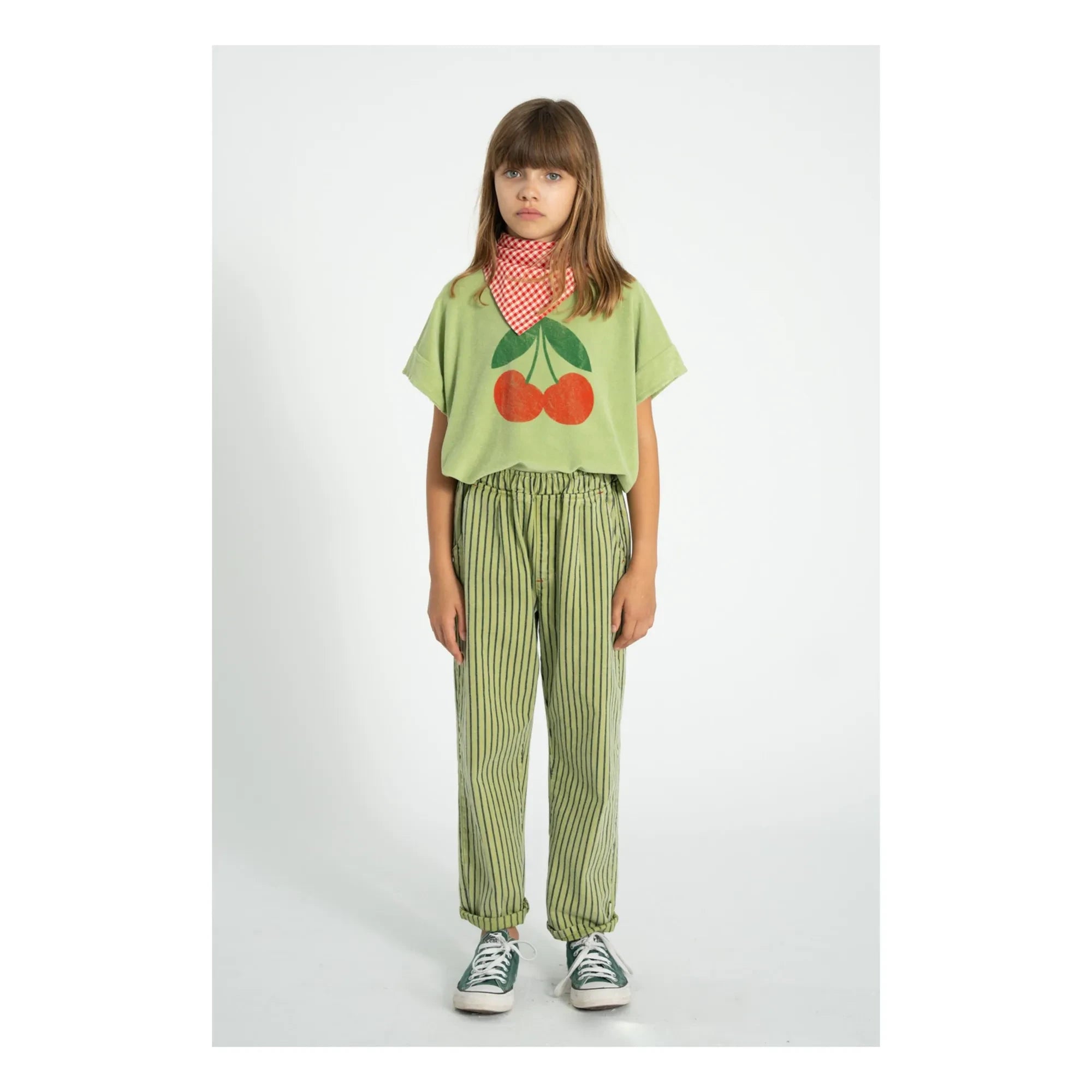 Piupiuchick - Camiseta Esponja de Algodón Orgánico Ma Chérie | Verde Oliva