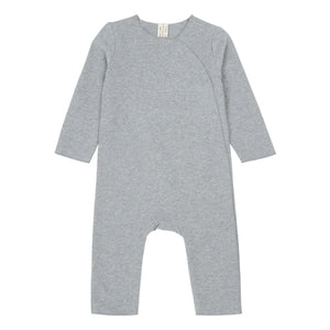 Gray Label - Uzun kollu organik pamuklu pijama | Gri