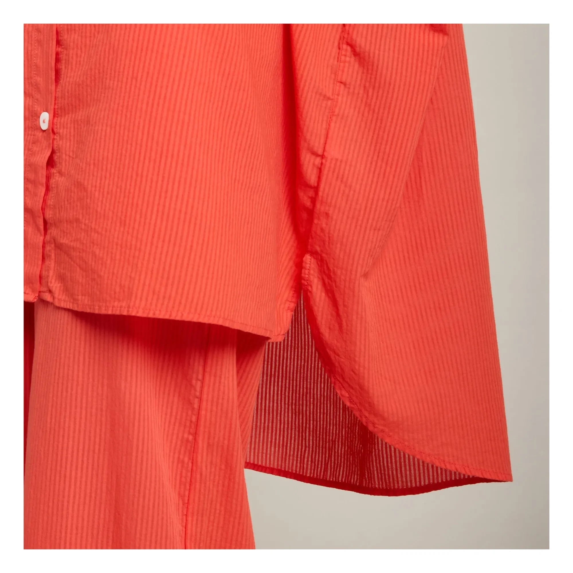 Maison Saint Julien - Camisa de algodón Voile Ramatuelle | Coral